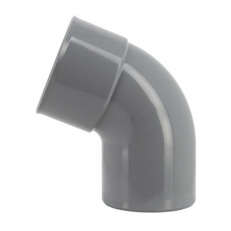 Coude pvc 87 degré30 (90 degré) MF 80 NICOLL CR8 - Image 3/4