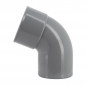 Coude pvc 87 degré30 (90 degré) MF 80