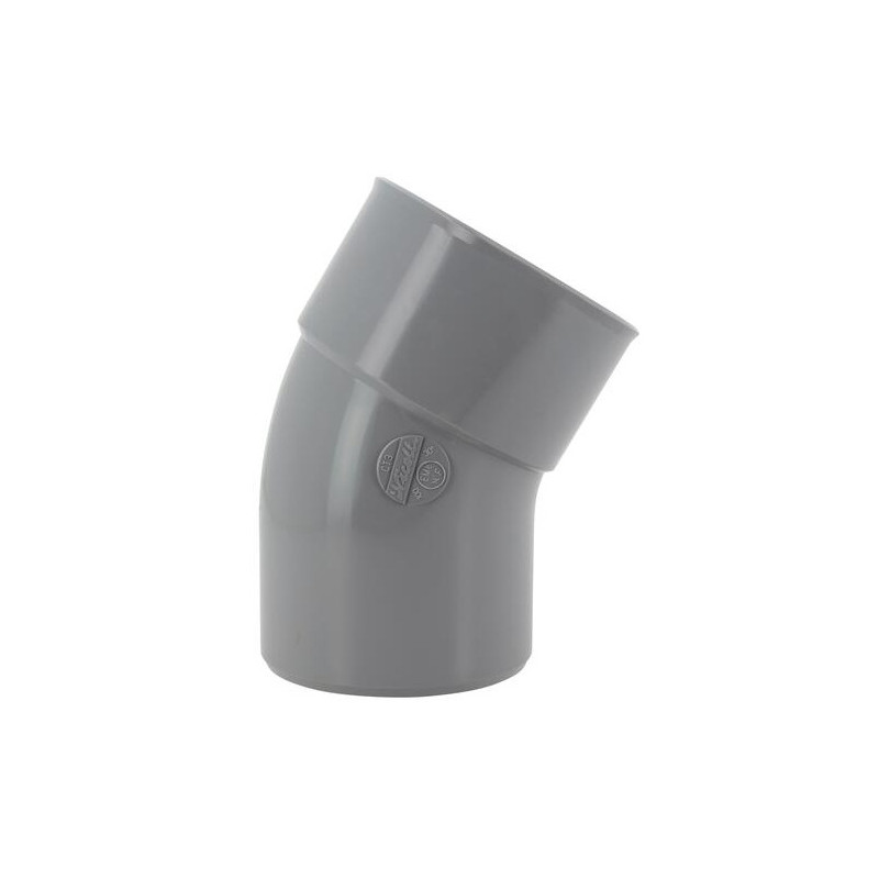 MF 100 30 graden pvc elleboog