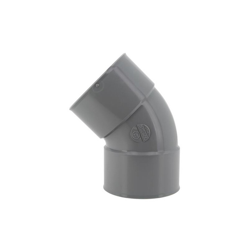 PVC-Bogen 45° FF: 100