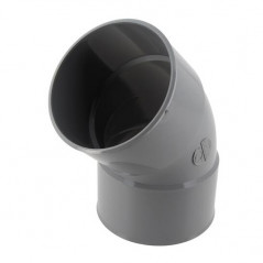 Codo pvc 45 grado FF 100