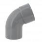 Elbow pvc 67°30 MF : 100