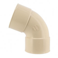 Codo 67° Doble Hembra 100, Arena, NICOLL, CT66GTS