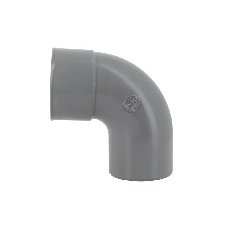 PVC bocht 87 graden30 (90 graden) MF 100