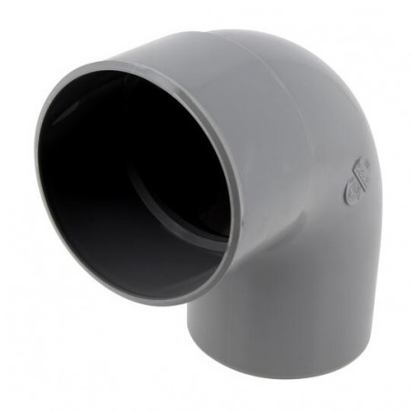 PVC bocht 87 graden30 (90 graden) MF 100