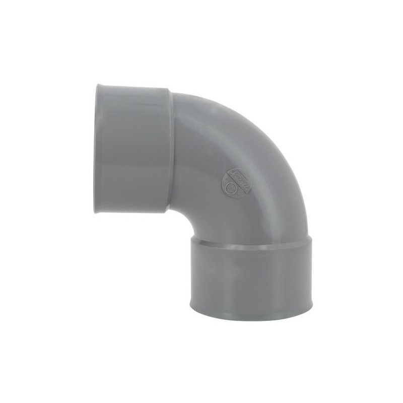 Coude pvc 87 degré30 (90 degré) FF 100