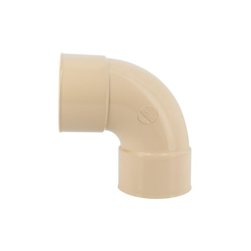 Elbow 87° double female 100, sand