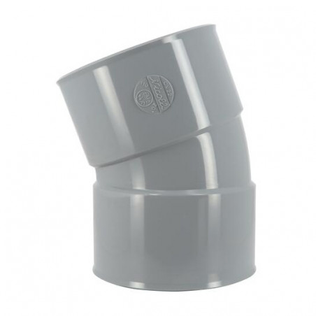 Coude pvc 20 degré FF 110 NICOLL CV22 - Image 1/3