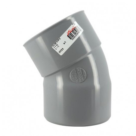 Gomito Pvc 30° Ff : 110, NICOLL, CV33