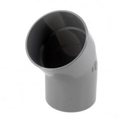 PVC-Bogen 45° MF: 110