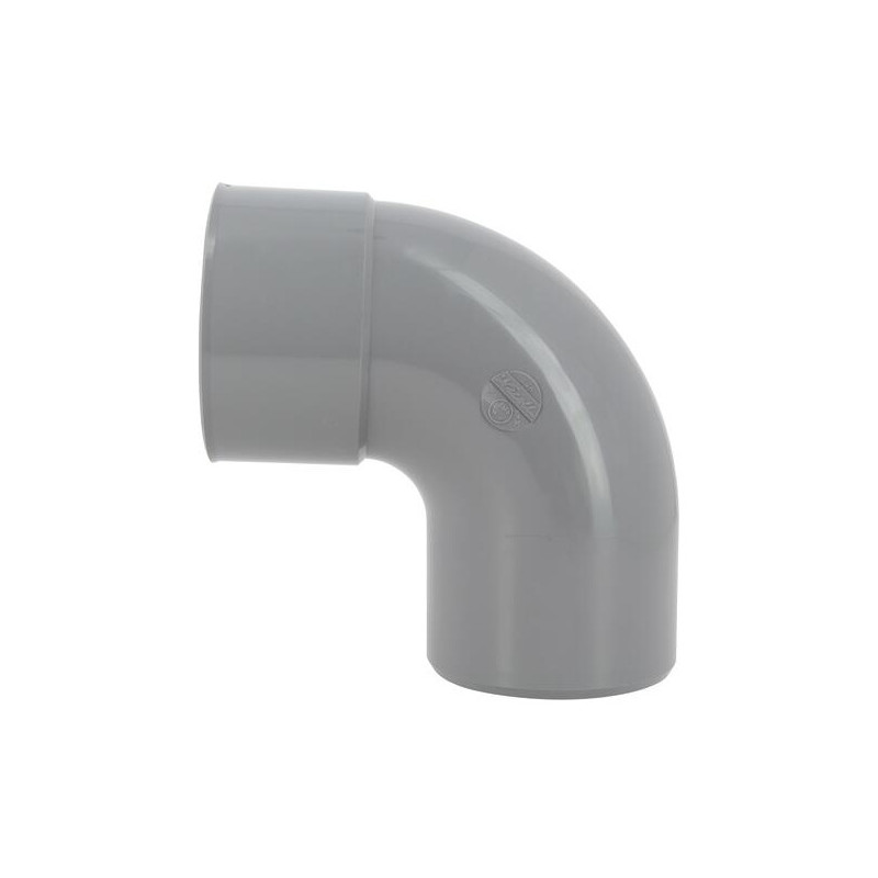 Coude pvc 87 degré30 (90 degré) MF 110