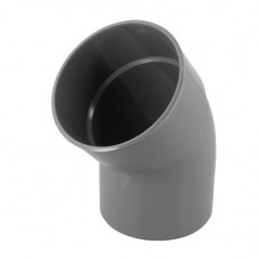 45 graden pvc elleboog MF 125