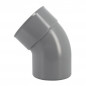 Gomito in PVC 45° MF : 125