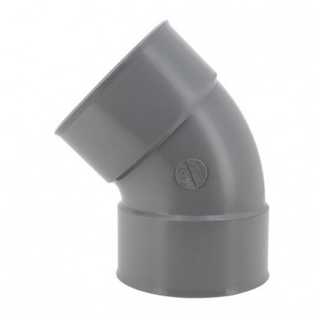 Elbow pvc 45° FF : 125