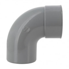 Coude pvc 87 degré30 (90 degré) MF 125 NICOLL CX8 - Image 1/4