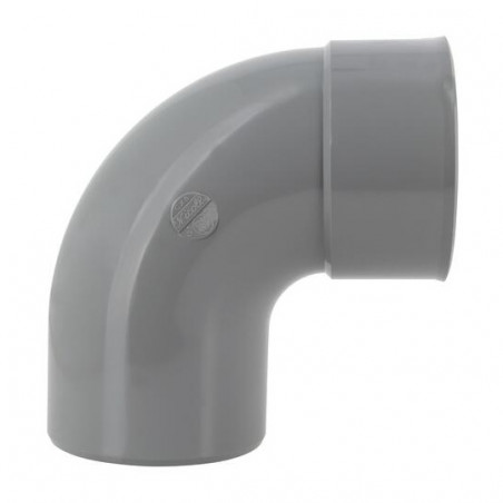 Pvc Winkel 87°30 (90°) Mf: 125, NICOLL, CX8