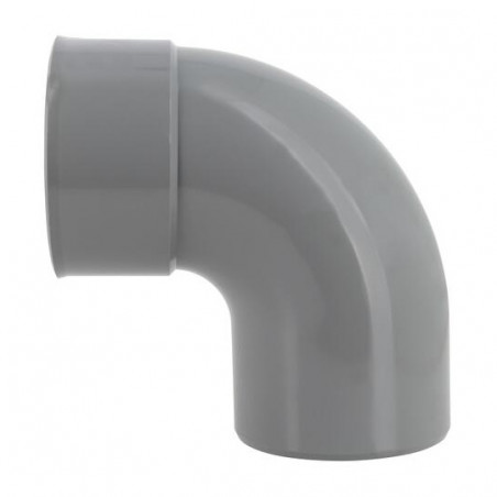 Pvc Bocht 87 Graden30 (90 Graden) Mf 125, NICOLL, CX8