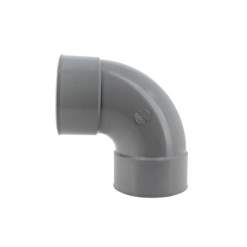 PVC elleboog 87 graden30 (90 graden) FF 125