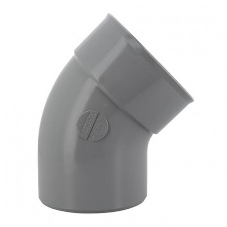 Pvc-Bogen 45° Mf: 140, NICOLL, CY4