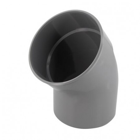 Coude pvc 45 degré MF 140 NICOLL CY4 - Image 2/4