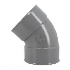 Coude pvc 45 degré FF 140 NICOLL CY44 - Image 1/3
