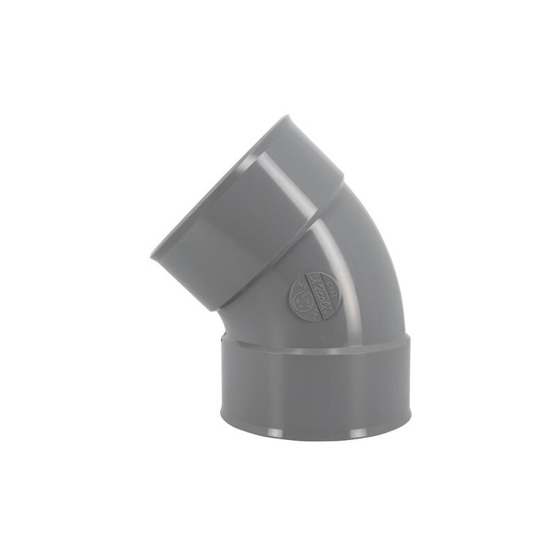 45 graden pvc elleboog FF 140