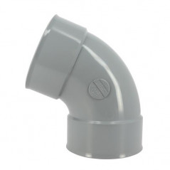 Coude pvc 67 degré30 FF 140 NICOLL CY66 - Image 1/3