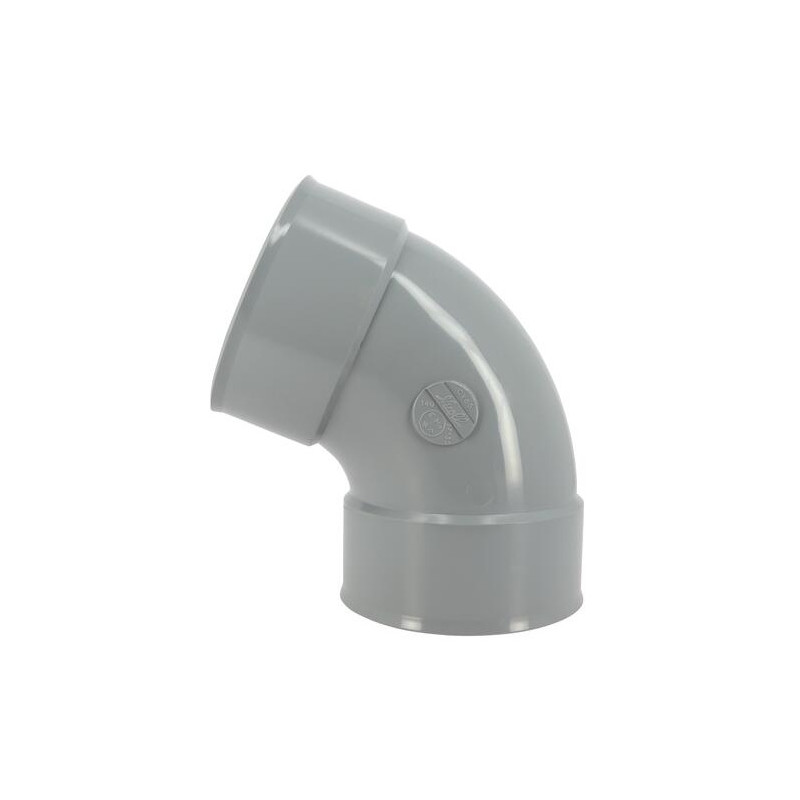 PVC elbow 67°30 FF : 140 PVC elbow 67°30 FF : 140