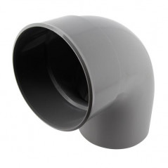 Coude pvc 87 degré30 (90 degré) MF 140