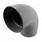 Coude pvc 87 degré30 (90 degré) MF 140