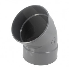 Bogen PVC 45 Grad F/F 160