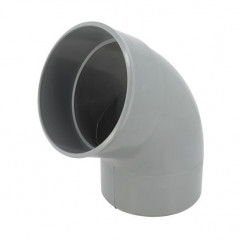 PVC bocht 67 graden30 MF 160