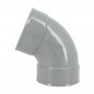Gomito PVC 67°30 FF : 160 Gomito PVC 67°30 FF : 160