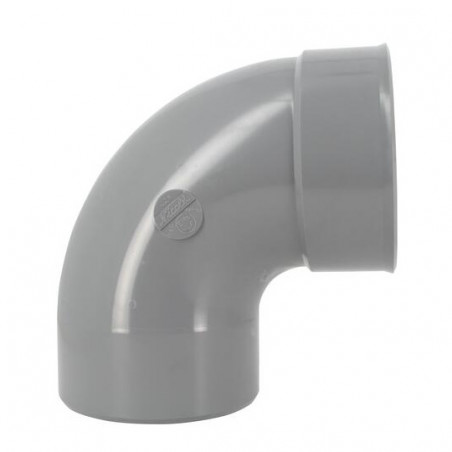Pvc Elbow 87°30 (90°) Mf : 160, NICOLL, CZ8
