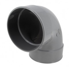 PVC elbow 87°30 (90°) FF : 160