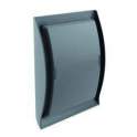 NEOLIA Design D.125 imitation brushed stainless steel ventilation grille