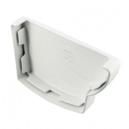 Fond de gouttière droit ovation "LG28" Blanc NICOLL FD28B - Image 4/4