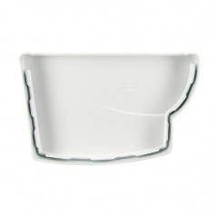 Straight gutter bottom ovation LG38 White