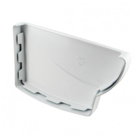 Dachrinnenboden Gerade Ovation Lg38 Weiß, NICOLL, FD38B