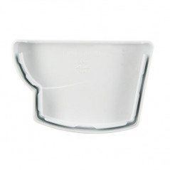 Gutter bottom left ovation LG28 White