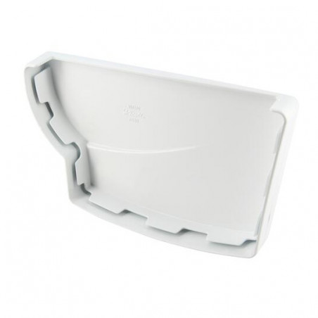 Gutter Bottom Left Ovation Lg38 White, NICOLL, FG38B