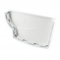 Fond de gouttière gauche ovation LG38 Blanche
