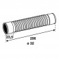 Manchette PVC souple FF 32 Manchette PVC souple FF 32