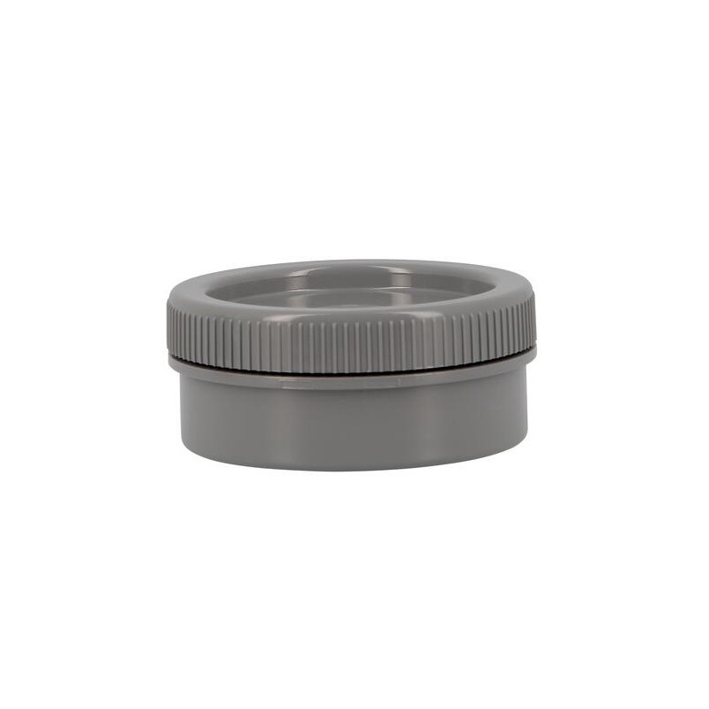Dooitch - Tampon de visite PVC NF mâle 100 mm gris Dooitch - Tampon de visite PVC NF mâle 100 mm gris