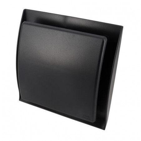 Rejilla De Ventilación Neolia Diseño D.125 Gris Antracita, NICOLL, GDT125A