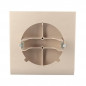 Grille de ventilation NEOLIA design diamètre 125 Sablee