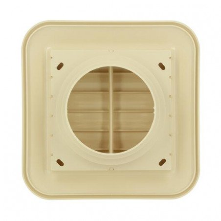 Air Outlet For Hood And Dryer: 200X200, Sand, With Movable Flaps, NICOLL, GOTS