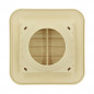 Air outlet for hood and dryer: 200x200, sand, with movable flaps Air outlet for hood and dryer: 200x200, sand, with movable flaps