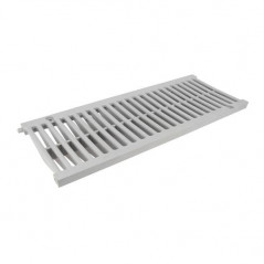 Grille de caniveau A15, 50x20cm gris clair NICOLL GRL88 - Image 1/4