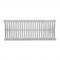 Grille de caniveau A15, 50x20cm gris clair
